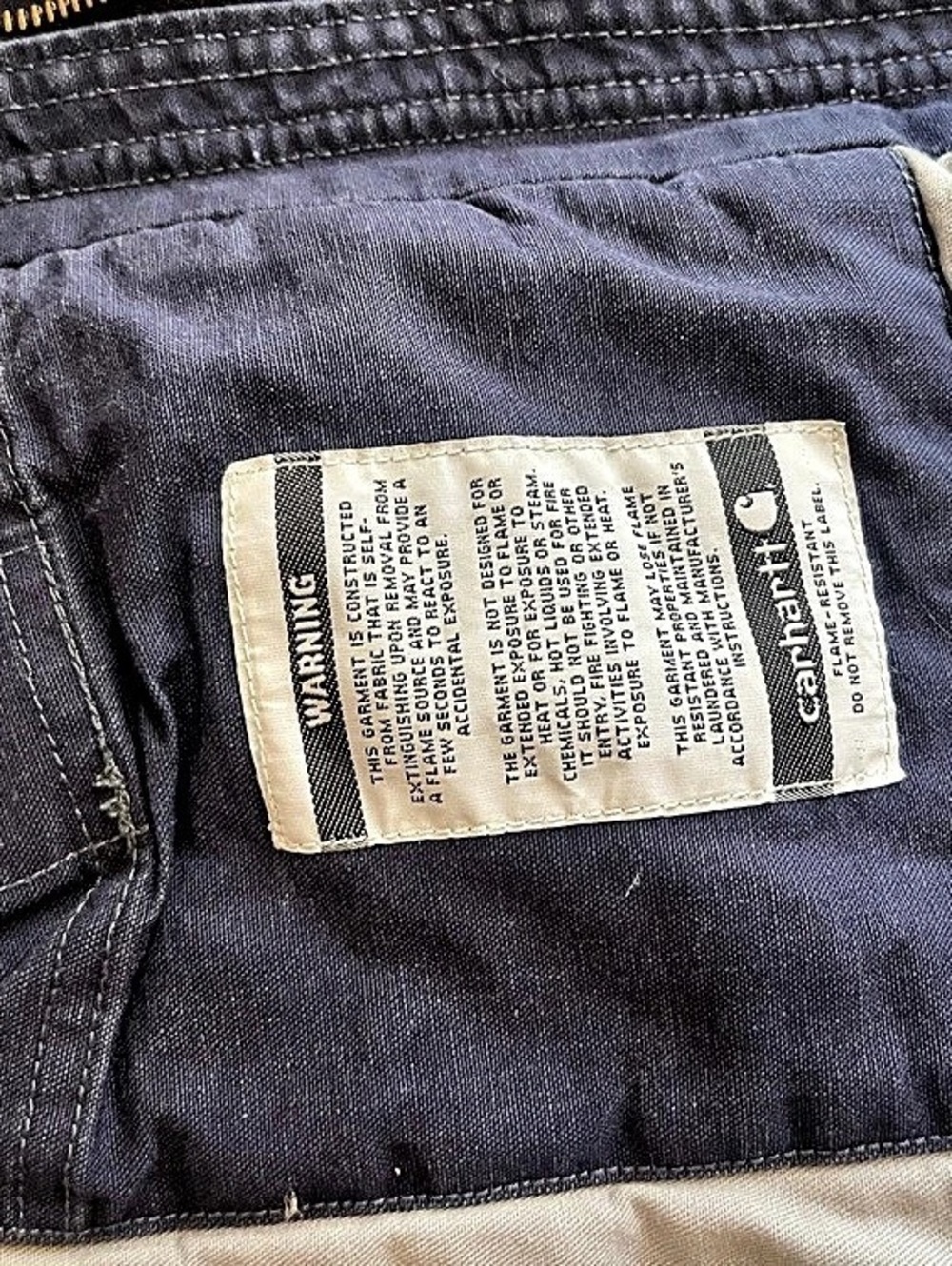 Carhartt Full Swing Jacket in Navy Blue Size XL - Picture 12 of 14